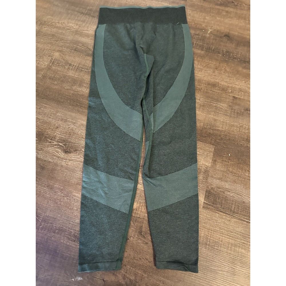 PINK By Victoria's‎ Secret Seamless Leggings Yoga Pants Women's Medium Green